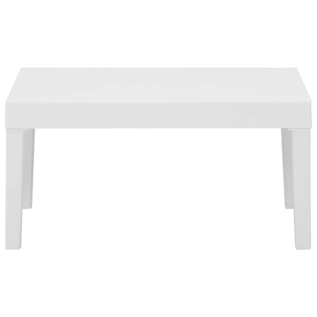 Garden Lounge Set 2 Piece Outdoor Furniture with Cushions White Seating