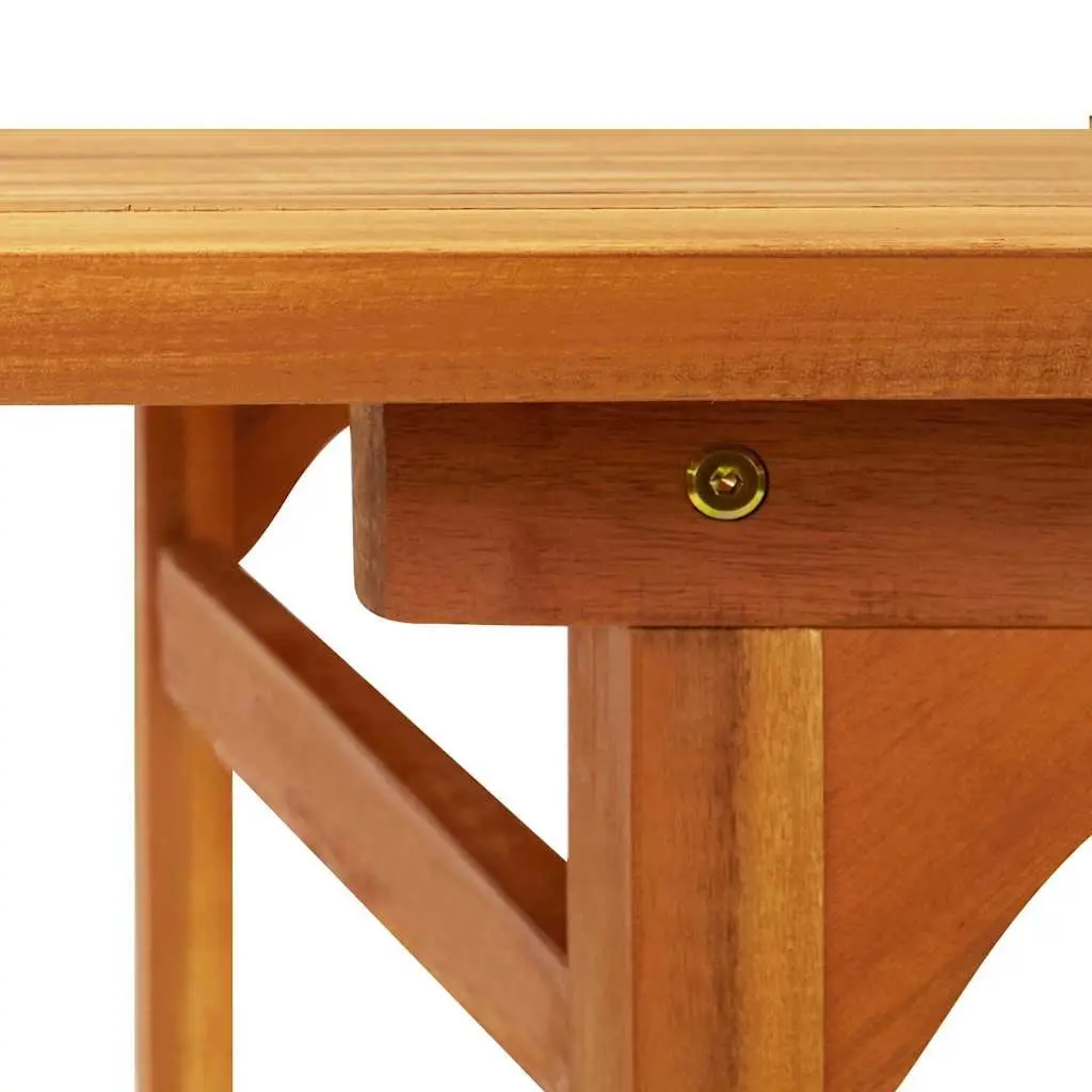 Outdoor Dining Table Garden Patio 220x90x75cm Solid Wood Brown