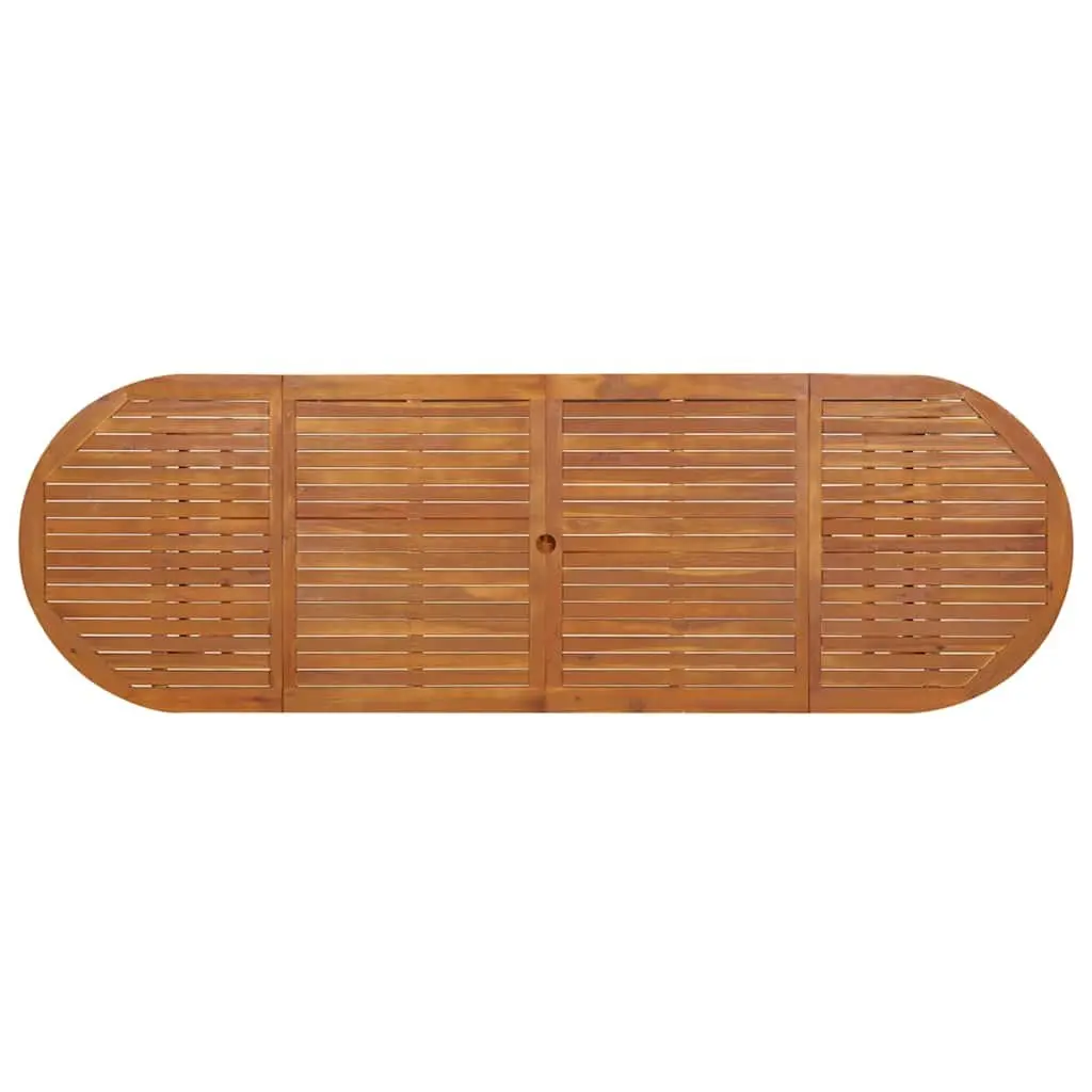Dining Table Outdoor 280x90x75 cm Solid Acacia Wood Brown
