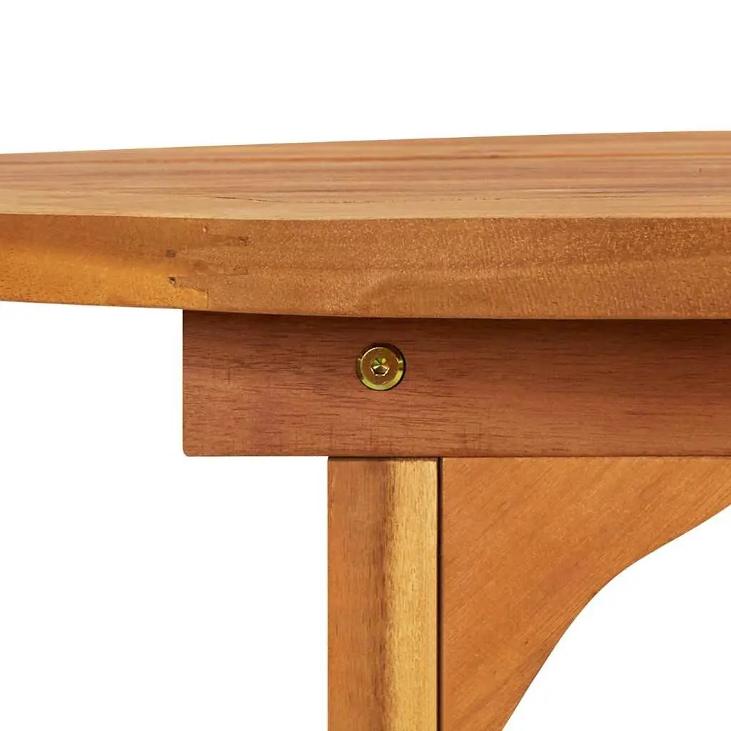 Dining Table Outdoor 280x90x75 cm Solid Acacia Wood Brown