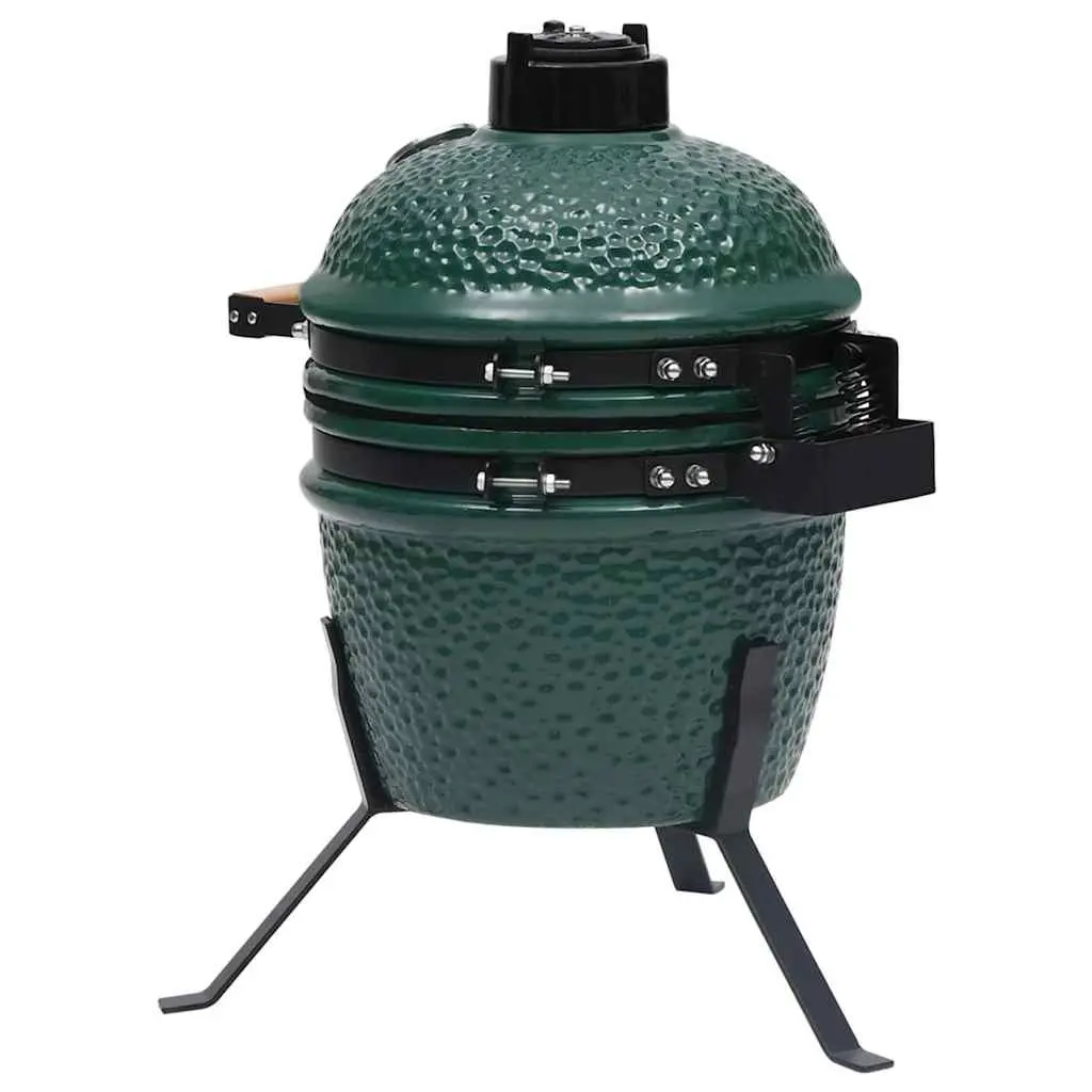 Kamado Barbecue Grill Smoker 56cm Ceramic Outdoor Cooking Green