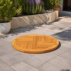 Specifications for 50cm Round Teak Wood Table Top