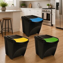 Specifications for Stackable Anthracite Garbage Bins, 3 pcs