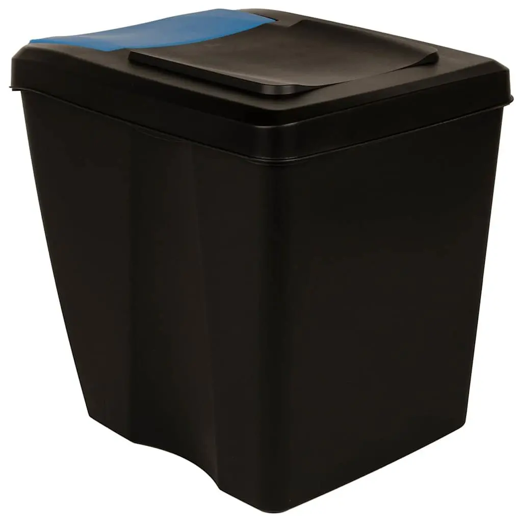 4 Stackable Garbage Bin Boxes in Anthracite