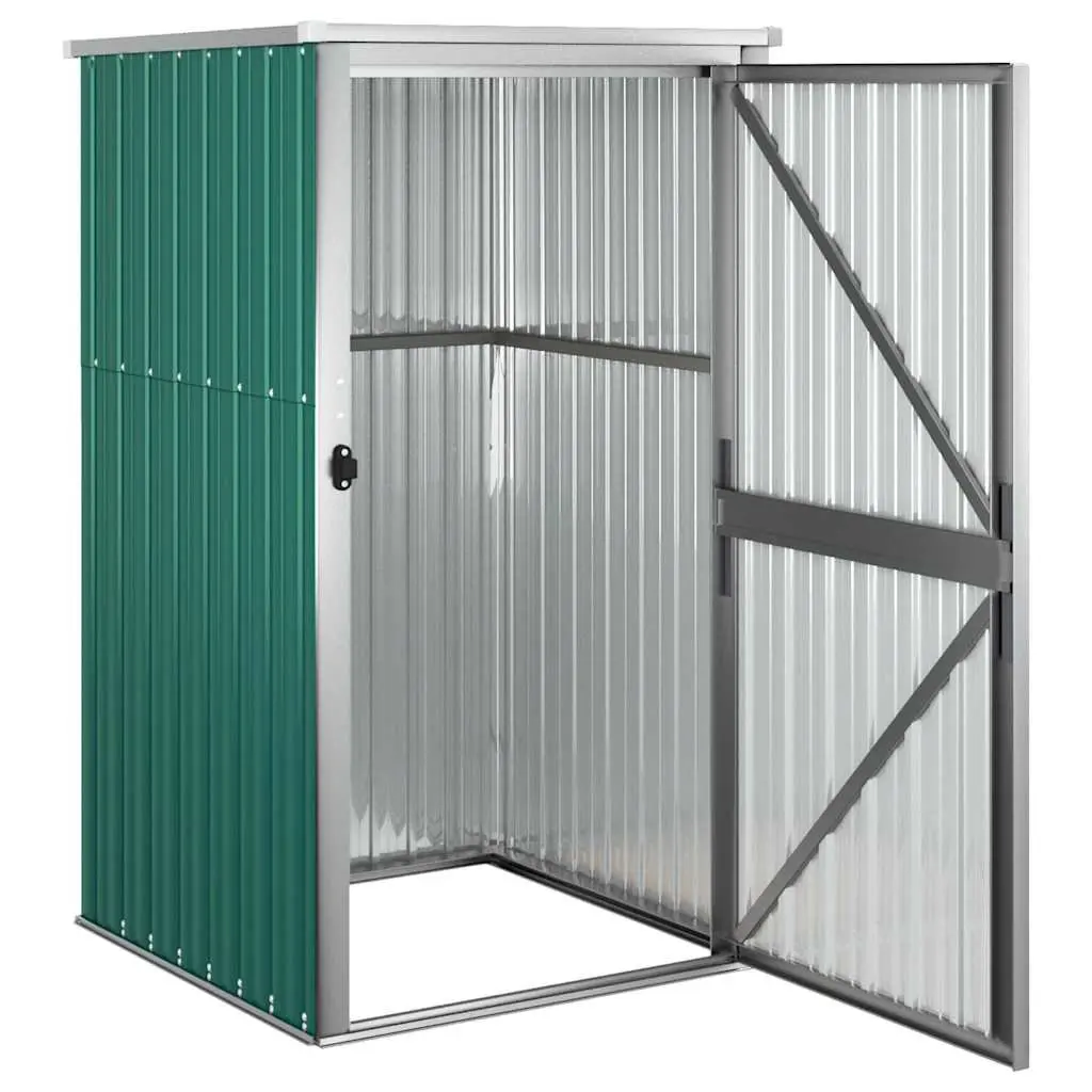Garden Tool Shed Outdoor 88x89x161cm Galvanised Steel Storage
