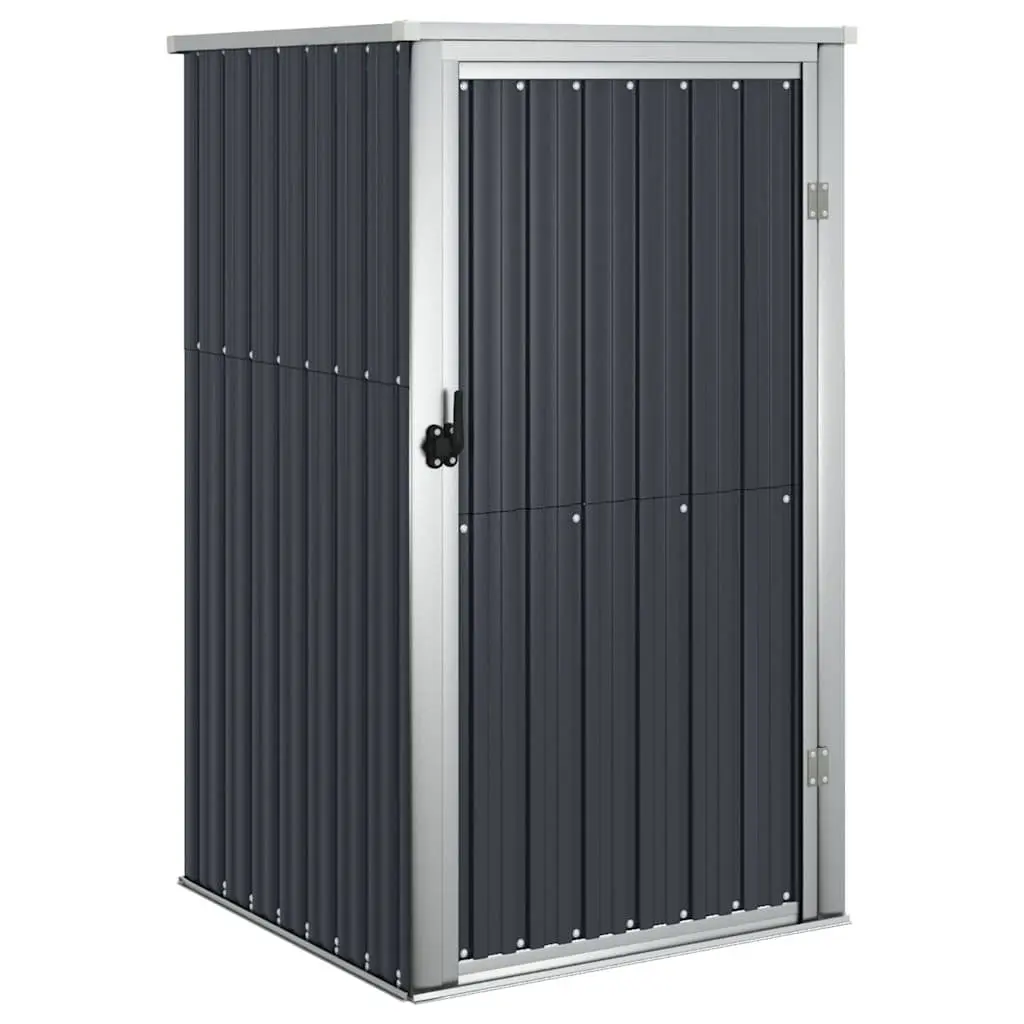 Garden Metal Storage Shed Outdoor Use Anthracite 88x89x161cm