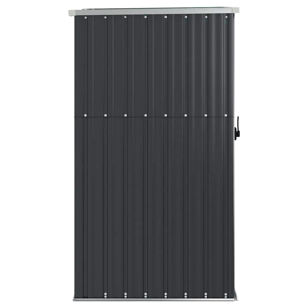 Garden Metal Storage Shed Outdoor Use Anthracite 88x89x161cm