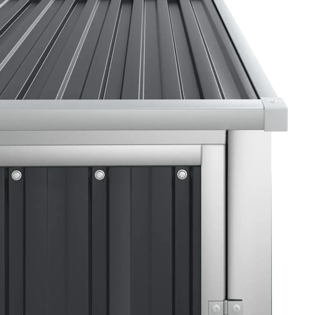 Garden Metal Storage Shed Outdoor Use Anthracite 88x89x161cm