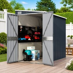 Specifications of Wall-Mounted Garden Shed in Anthracite