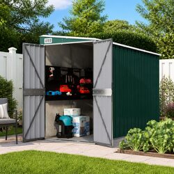 Wall-Mounted Garden Shed Specifications 118x288x178 cm