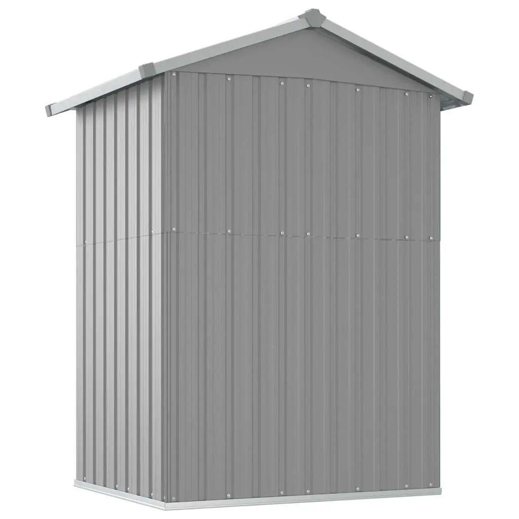 Garden Shed Outdoor Storage Galvanised Steel 126x97.5x177cm