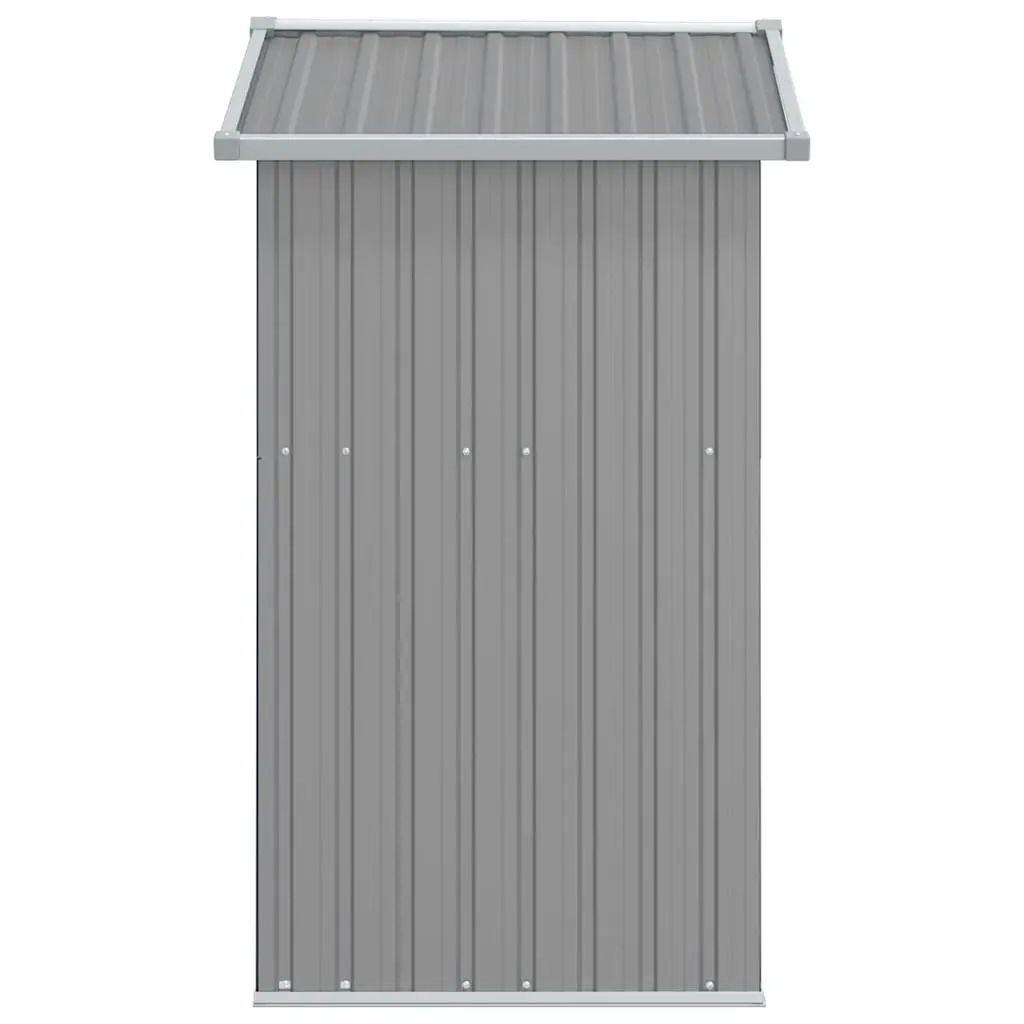 Garden Shed Outdoor Storage Galvanised Steel 126x97.5x177cm