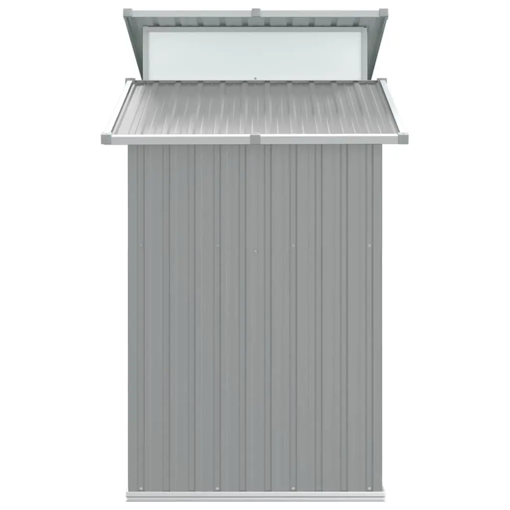 Garden Shed Outdoor Storage Grey 270x130x208.5 cm Galvanised Steel