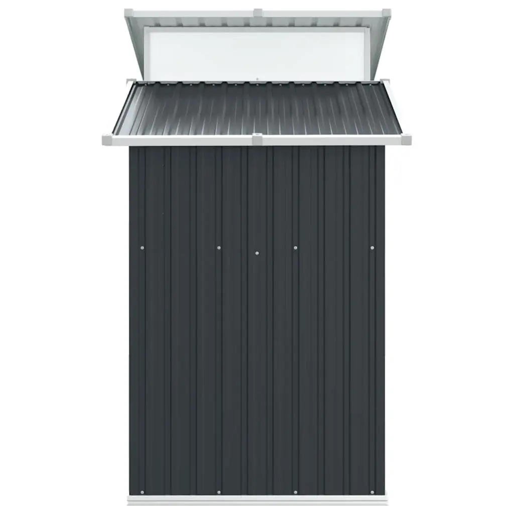 Garden Shed Anthracite Outdoor Storage Tool House 270 x 130 x 208.5 cm Galvanised Steel
