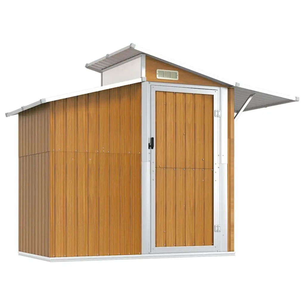 Garden Shed Outdoor Storage Tool House Galvanised Steel 270x130x208.5cm