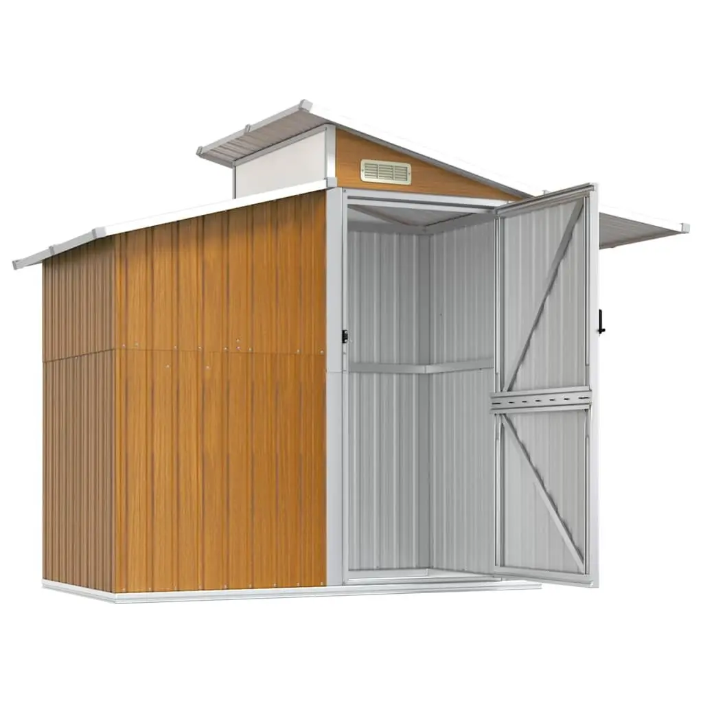Garden Shed Outdoor Storage Tool House Galvanised Steel 270x130x208.5cm