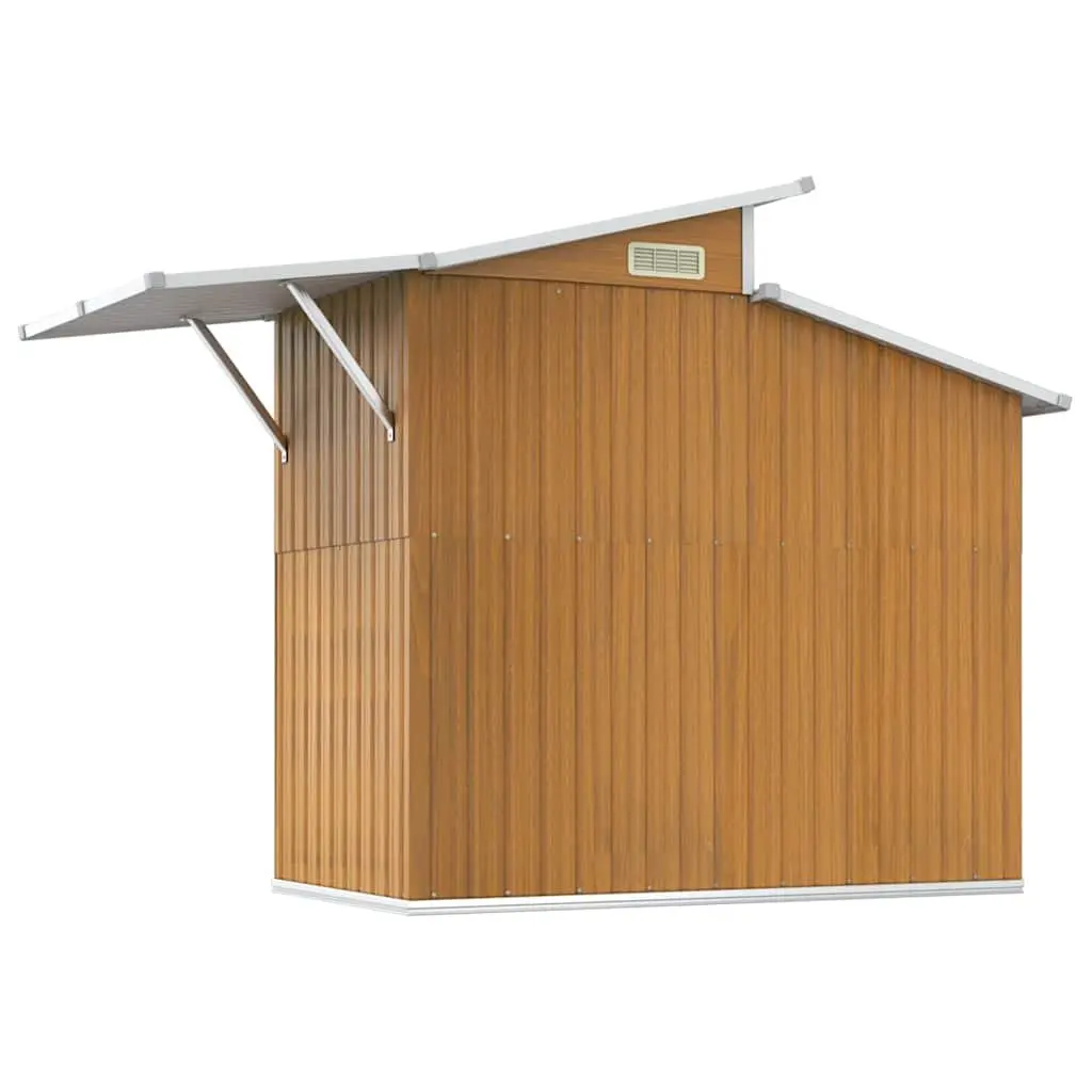 Garden Shed Outdoor Storage Tool House Galvanised Steel 270x130x208.5cm