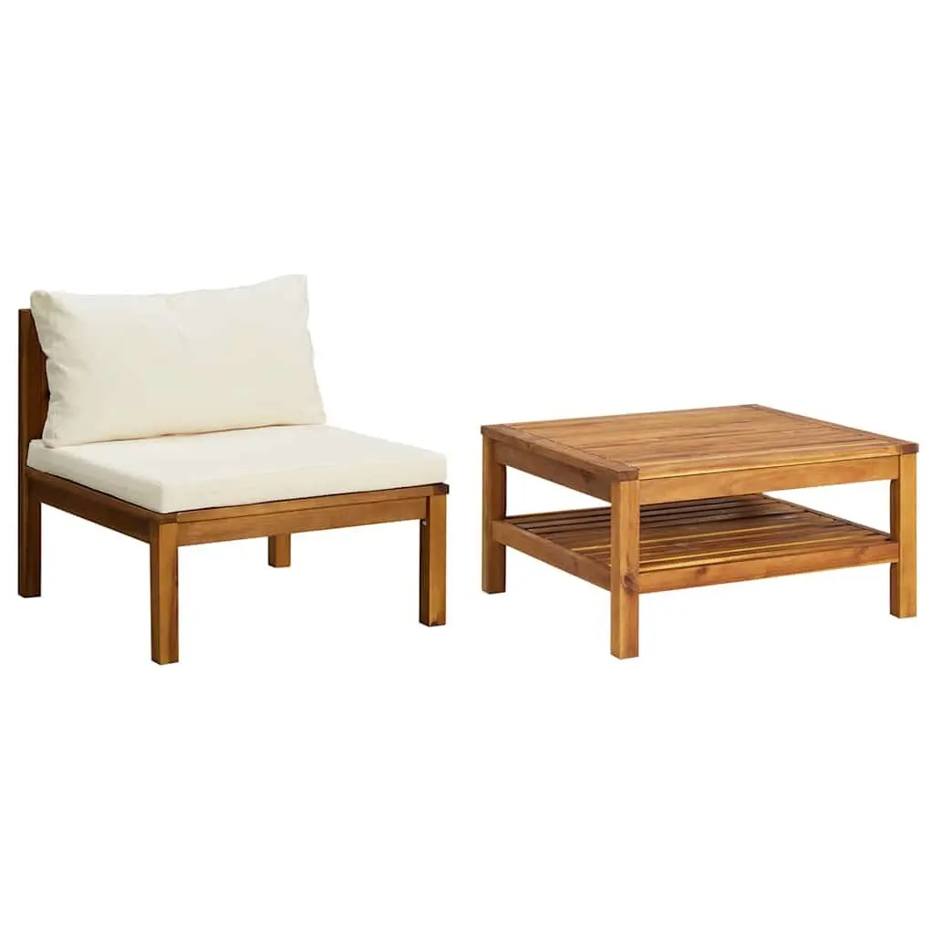 2-Piece Garden Sectional Sofa Set