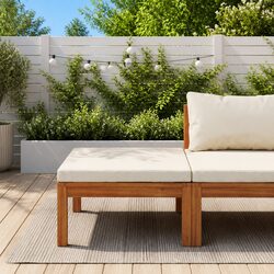 Specifications of Outdoor Footrest with Cushion