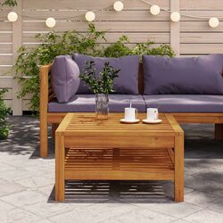 Specifications of Brown Solid Wood Outdoor Coffee Table 65x65x35cm