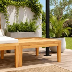 Dimensions 64x64x29cm Solid Acacia Wood Garden Table