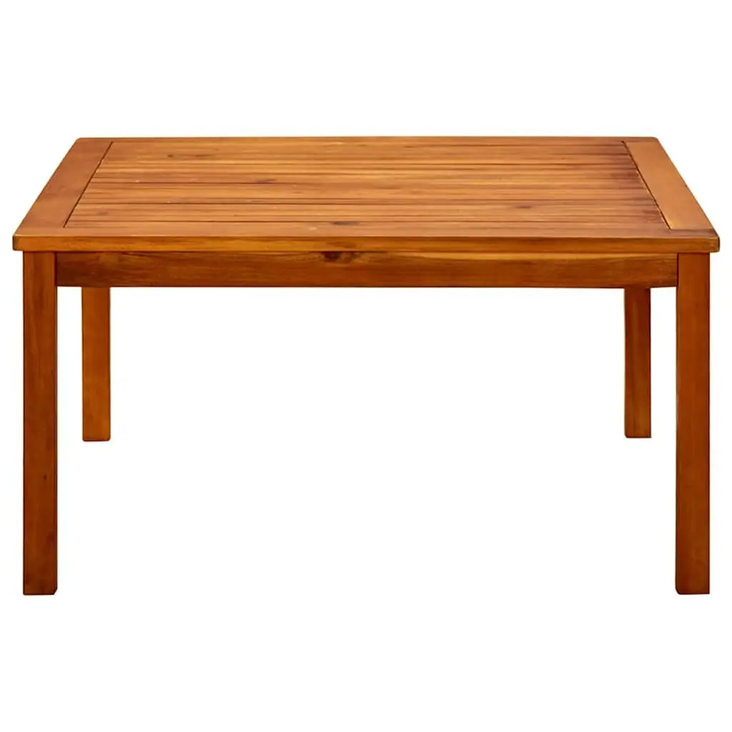 Solid Acacia Wood Coffee Table 85x85 cm