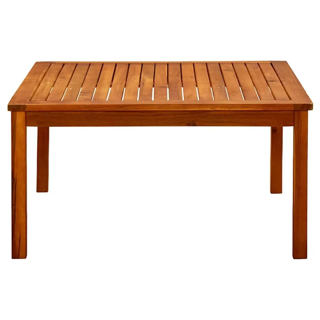 Solid Acacia Wood Coffee Table 85x85 cm
