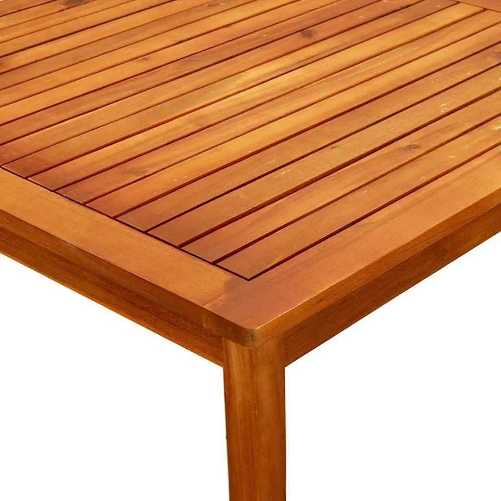 Solid Acacia Wood Coffee Table 85x85 cm