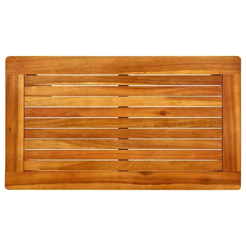 Outdoor Coffee Table for Garden 70x40x36 cm Solid Acacia Wood Slatted Brown