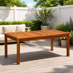 Outdoor Coffee Table Specifications: Solid Acacia Wood