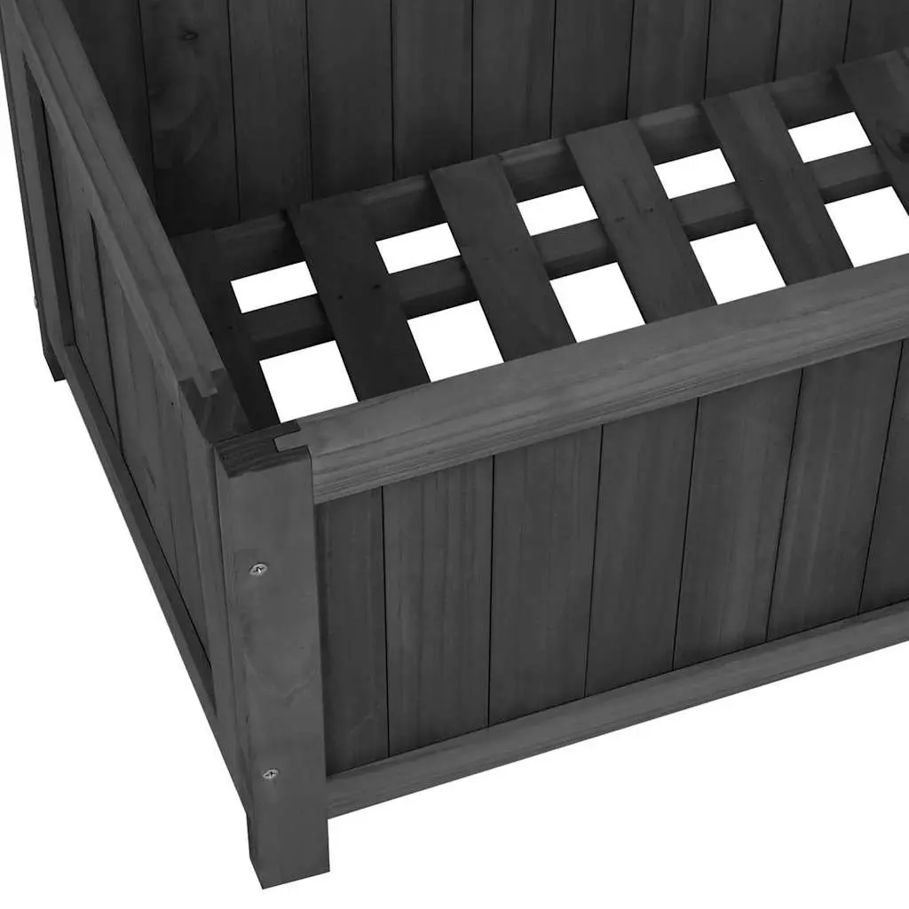 Garden Trellis Planter with Flower Box Climbing Plant Support Outdoor Raised Bed