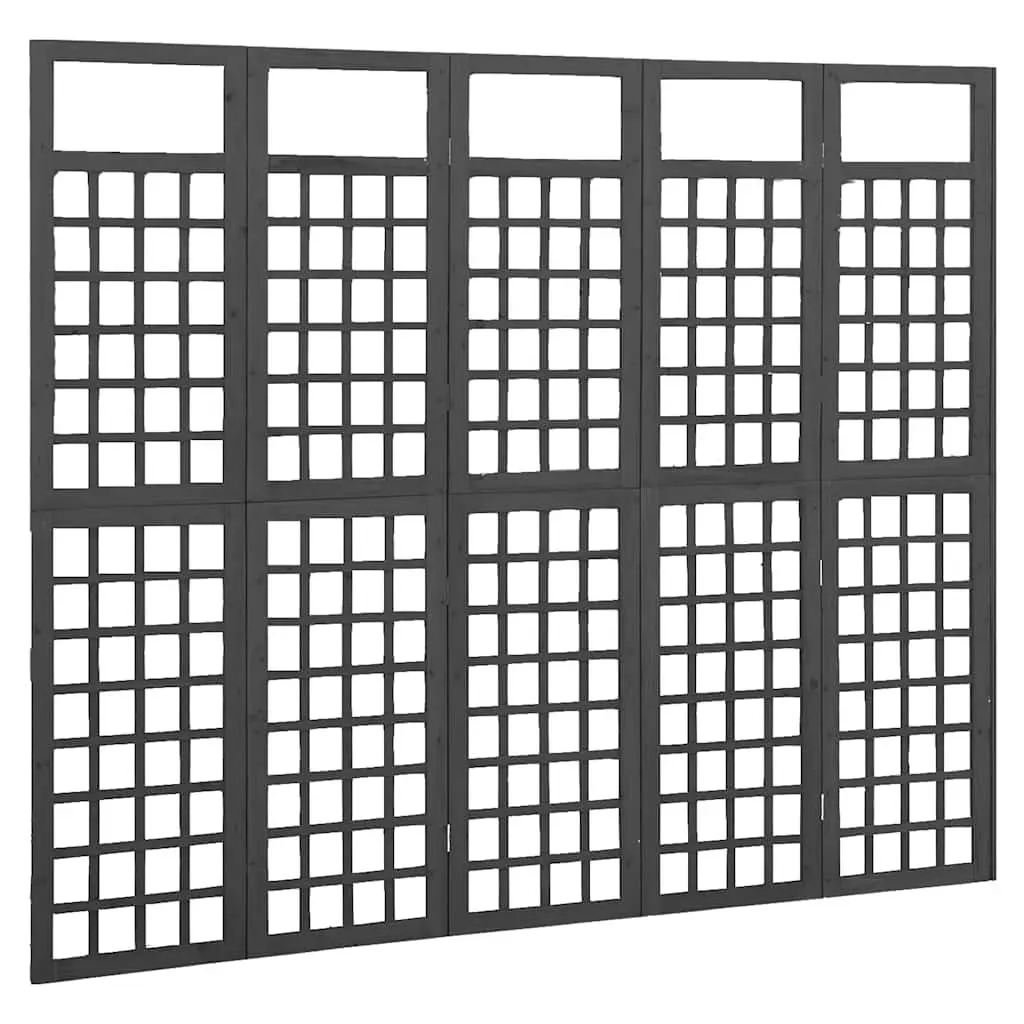 5-Panel Room Divider Folding Screen