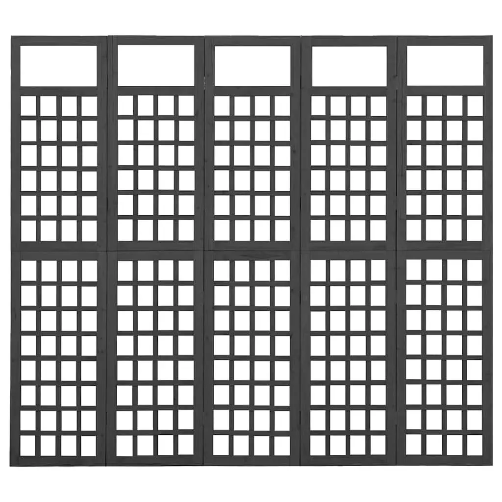 5-Panel Room Divider Folding Screen