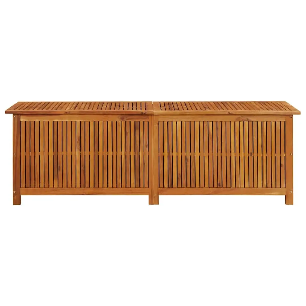 Garden Storage Box Outdoor Furniture 175x50x58 cm Solid Wood