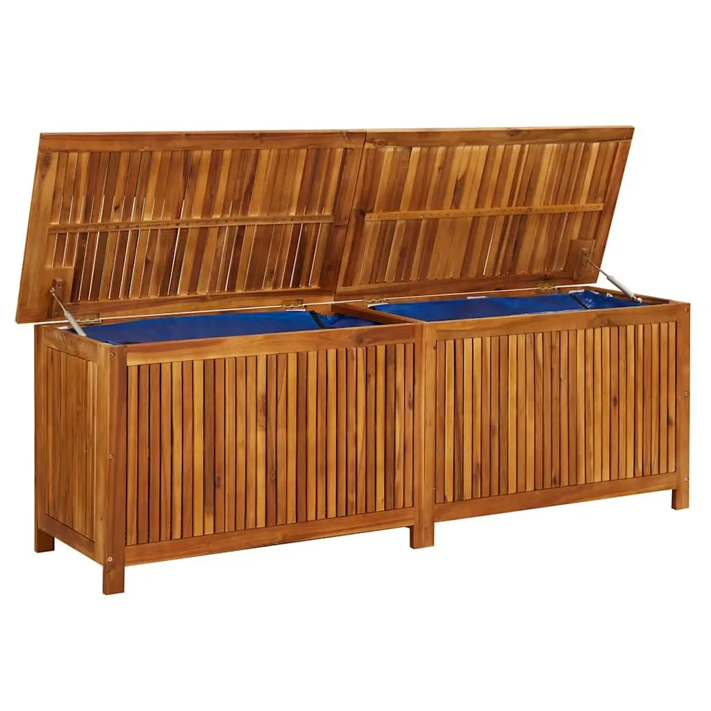 Garden Storage Box Outdoor Furniture 175x50x58 cm Solid Wood