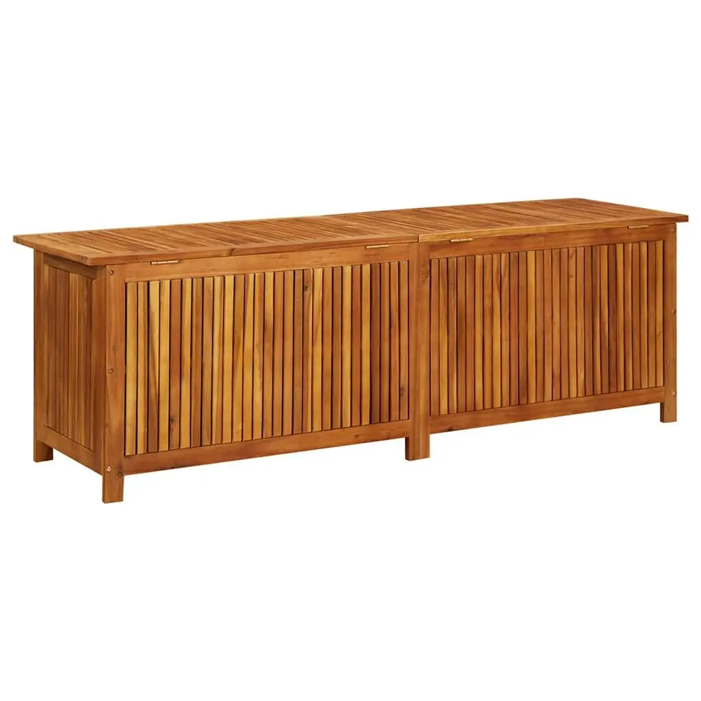 Garden Storage Box Outdoor Furniture 175x50x58 cm Solid Wood