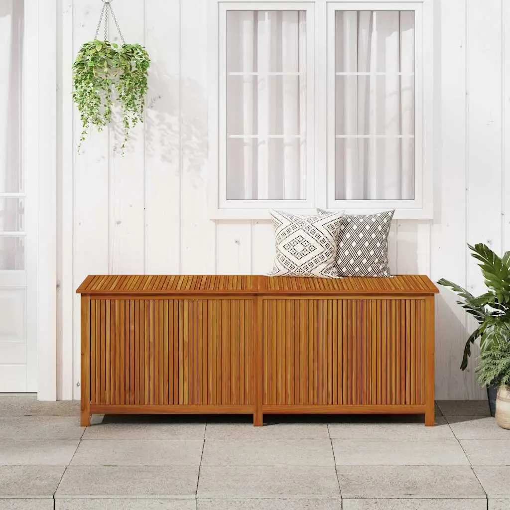 Garden Storage Box Outdoor Use 200x80x75 cm Solid Wood