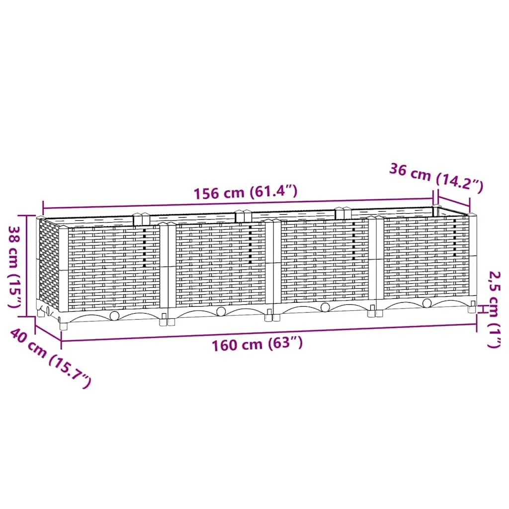 Raised Garden Bed Planter Box