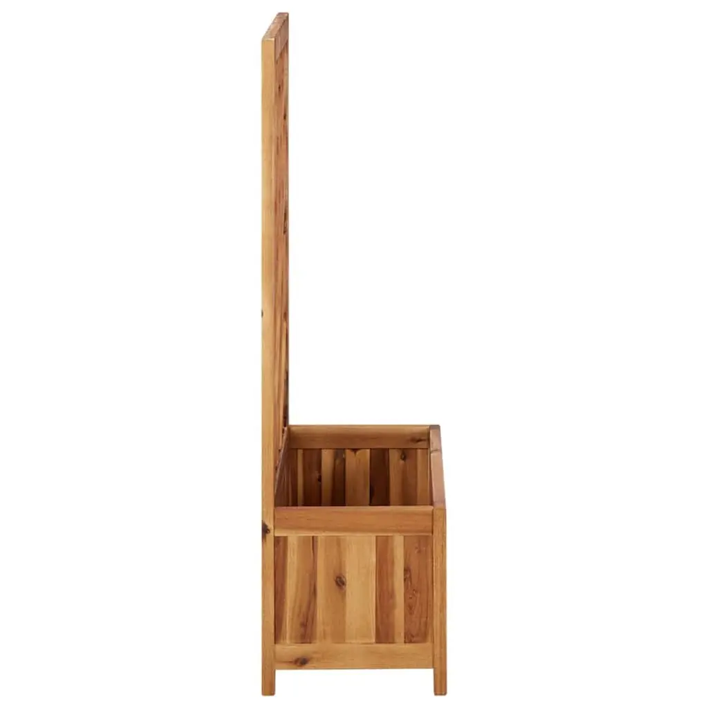 Garden Raised Bed with Trellis Outdoor Planter Box Solid Wood