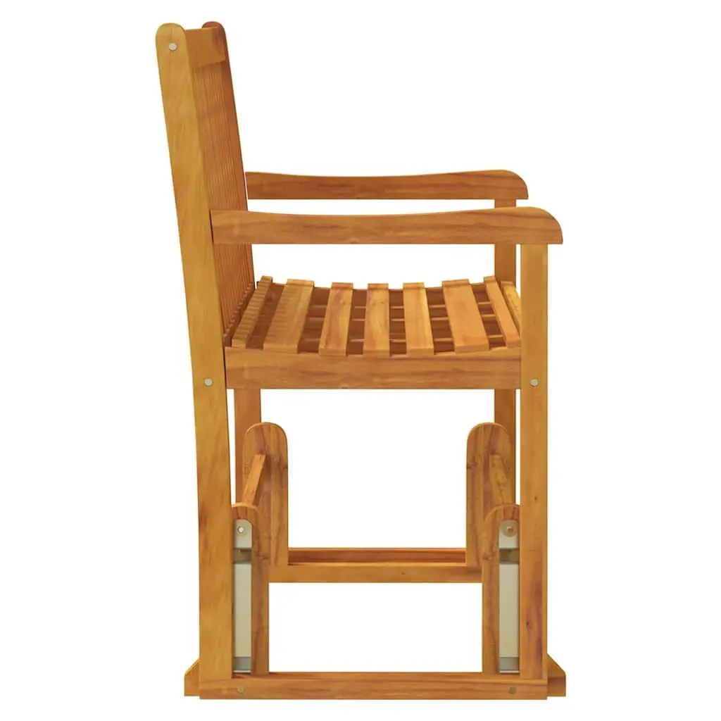 Outdoor Swing Bench 110cm Acacia Wood