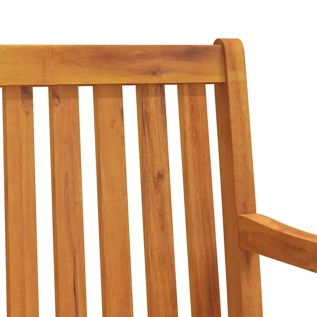 Outdoor Swing Bench 110cm Acacia Wood