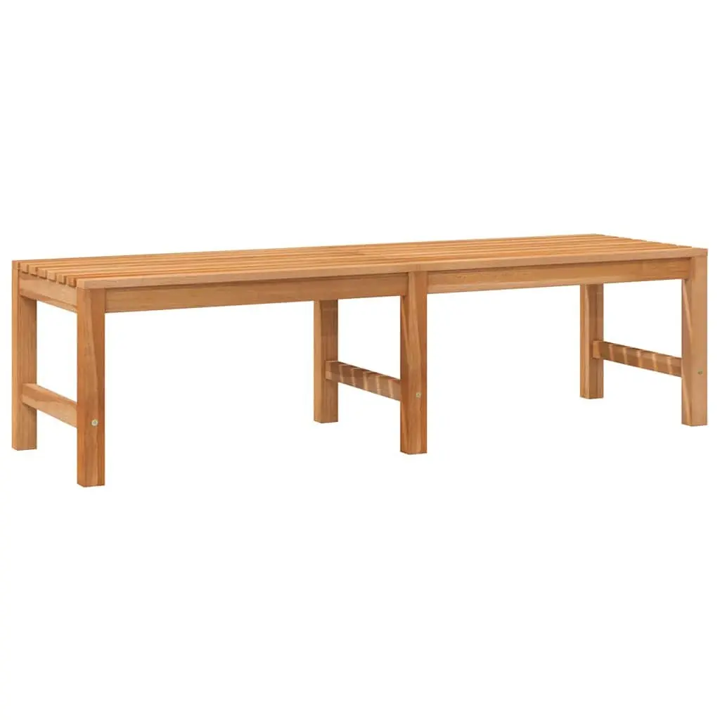 Teak Wood Outdoor Garden Bench 150cm Patio Seating Furniture