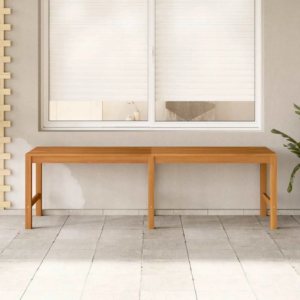 Teak Wood Outdoor Garden Bench 150cm Patio Seating Furniture