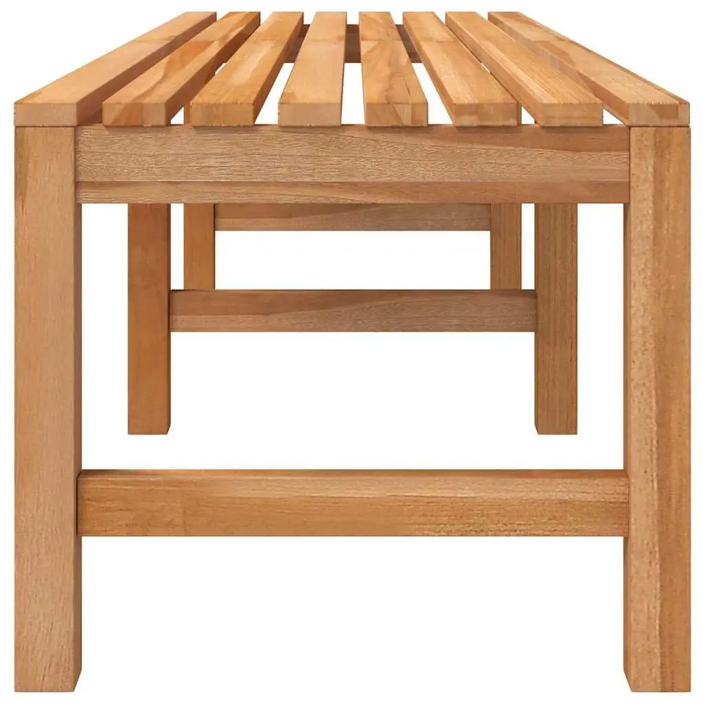 Teak Wood Outdoor Garden Bench 150cm Patio Seating Furniture