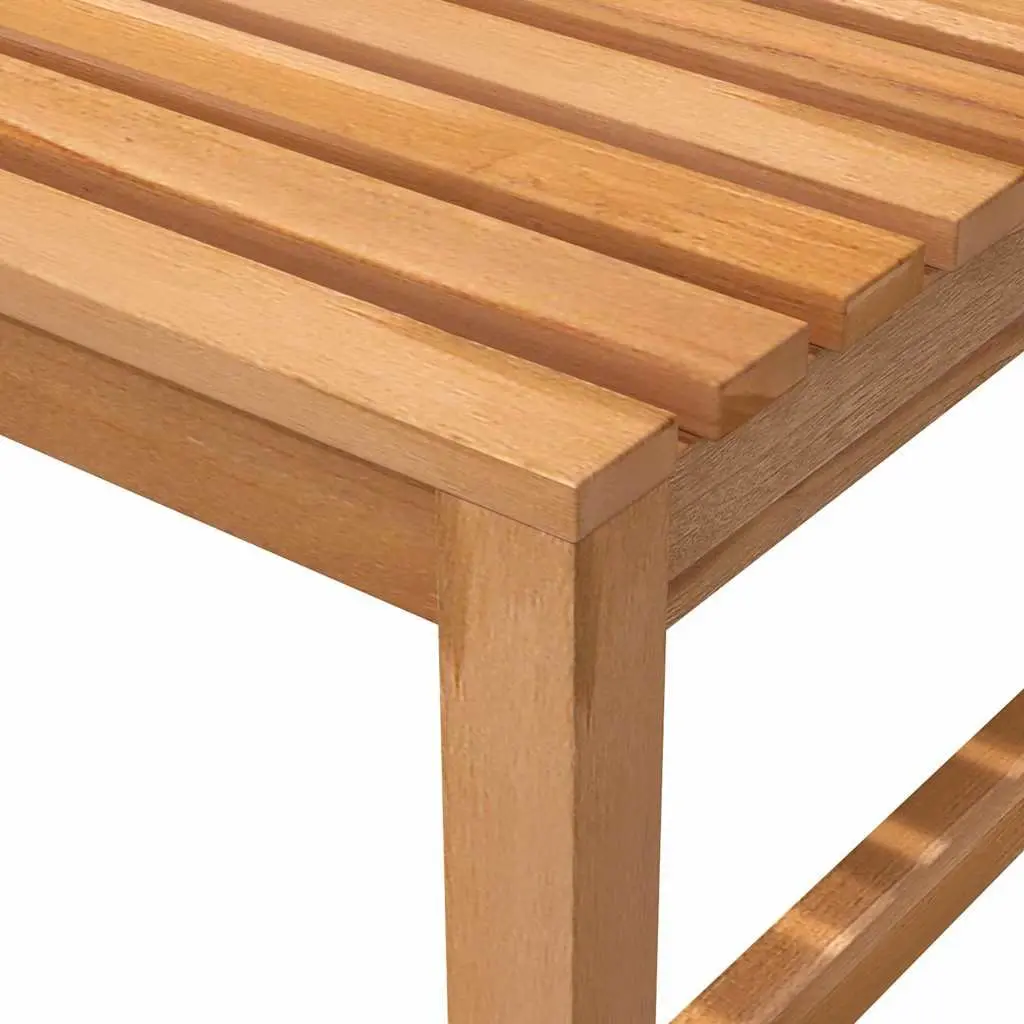 Teak Wood Outdoor Garden Bench 150cm Patio Seating Furniture