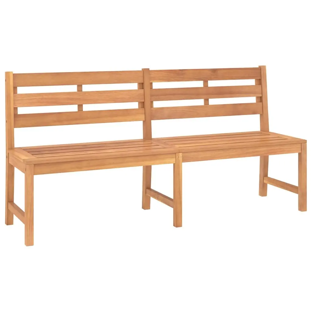 Garden Bench Outdoor Patio Seating 180cm Solid Teak Wood
