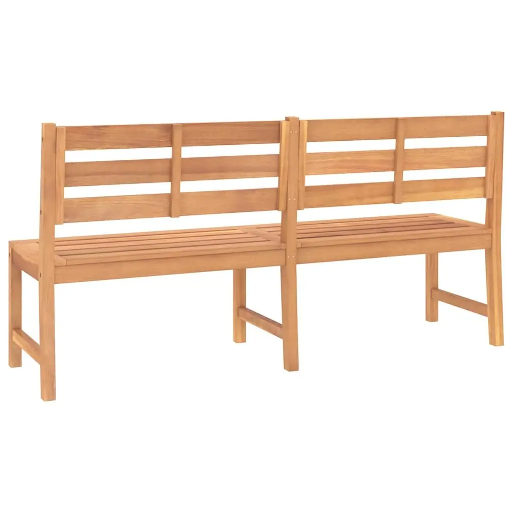 Garden Bench Outdoor Patio Seating 180cm Solid Teak Wood