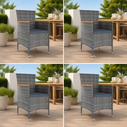 Specifications of 4-Piece Outdoor Dining Chair Set