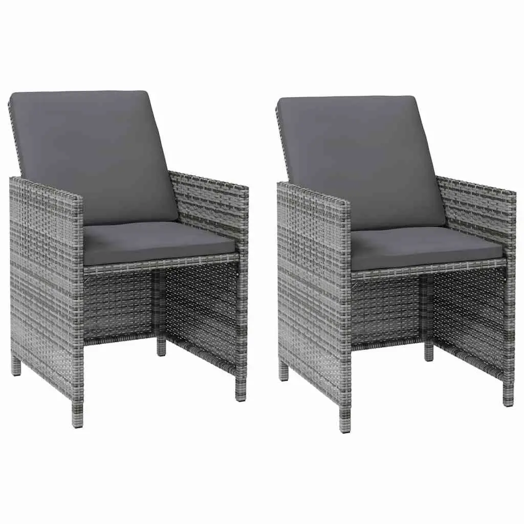 4-Piece Garden Chair and Stool Set