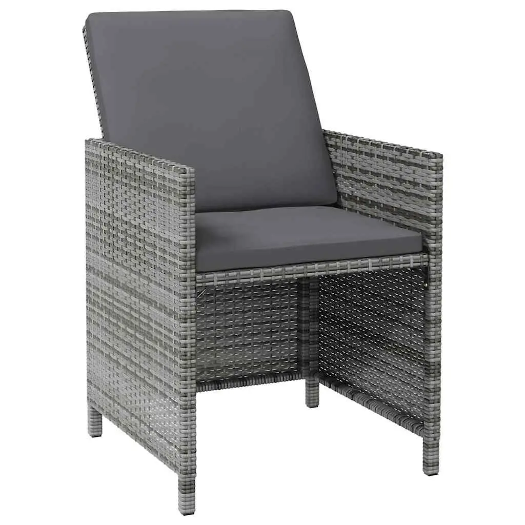 4-Piece Garden Chair and Stool Set